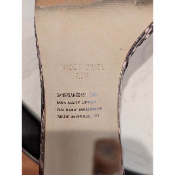 Steve Madden SANE SNAKE Heels – Size 7.5, 4" Stiletto, Snakeskin Print, - Picture 6 of 9